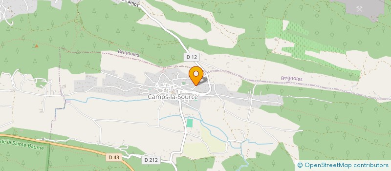 localisation de l'entreprise PROVENCE AGS  CAMPS-LA-SOURCE