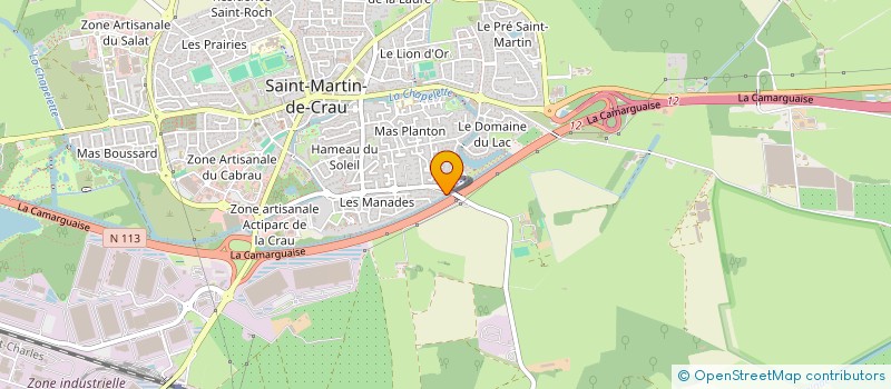 localisation de l'entreprise PROVENCE AIXPRESS à SAINT-MARTIN-DE-CRAU