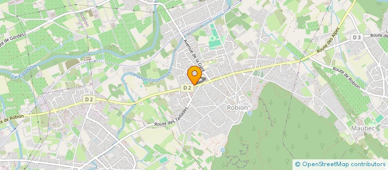 localisation de l'entreprise PROVENCE ALIZE  ROBION