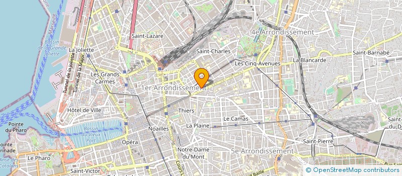 localisation de l'entreprise PROVENCE ALPES VTC à MARSEILLE