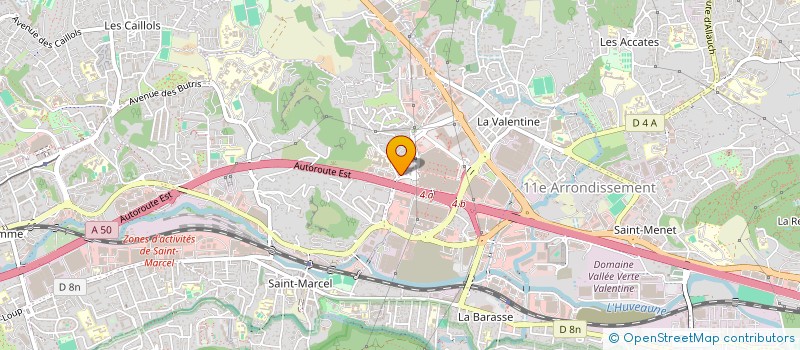 localisation de l'entreprise PROVENCE ALUMEN à MARSEILLE