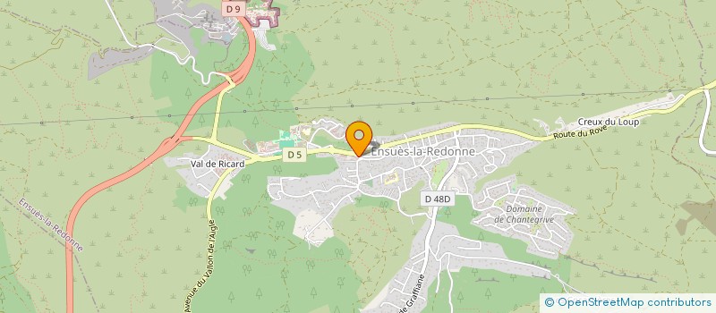 localisation de l'entreprise PROVENCE AMBULANCES 16 à ENSUES-LA-REDONNE