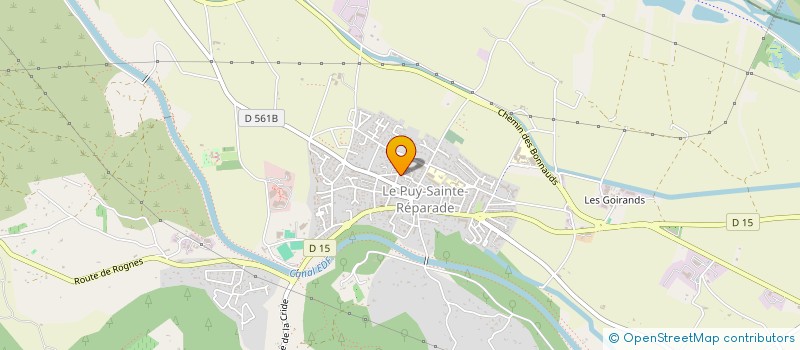 localisation de l'entreprise PROVENCE AROMATIQUE à LE PUY-SAINTE-REPARADE