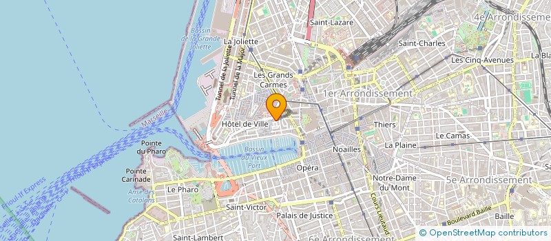 localisation de l'entreprise PROVENCE ART CULTURE ET CREATION à MARSEILLE