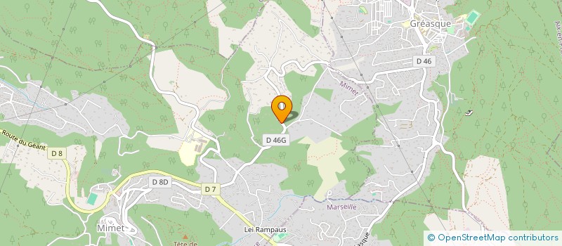 localisation de l'entreprise PROVENCE ASSURANCES CONSEIL  MIMET