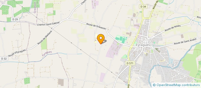 localisation de l'entreprise PROVENCE ASTOUIN à EYRAGUES