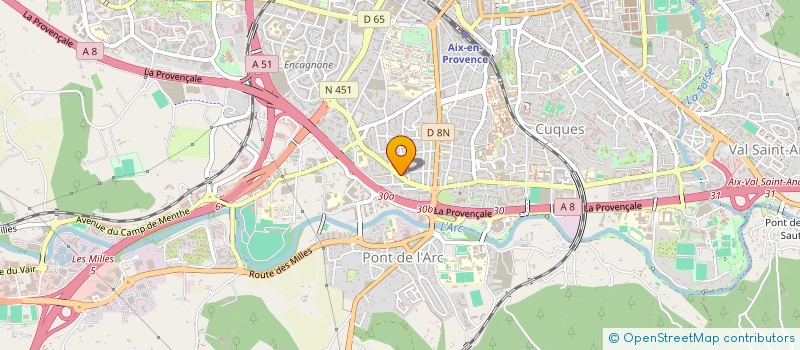 localisation de l'entreprise PROVENCE AUDIT ET CONSEIL  AIX-EN-PROVENCE