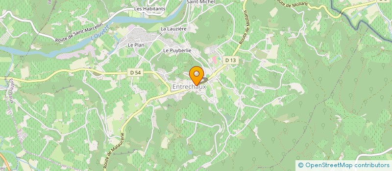 localisation de l'entreprise PROVENCE AUTO à MALAUCENE
