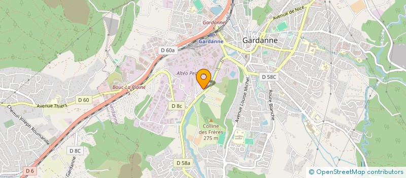 localisation de l'entreprise PROVENCE AUTO PLUS à GARDANNE