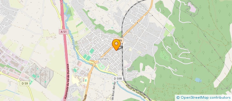 localisation de l'entreprise PROVENCE AVENIR à AIX-EN-PROVENCE