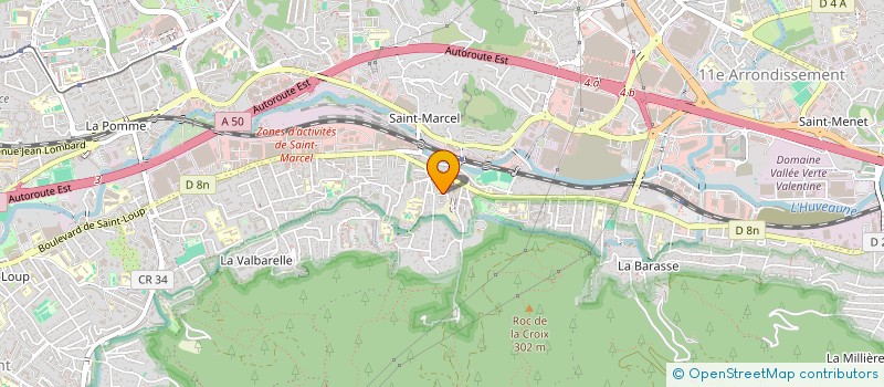 localisation de l'entreprise PROVENCE AVENIR RENOVATION INSERTION à MARSEILLE