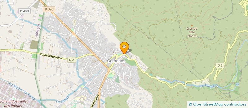 localisation de l'entreprise PROVENCE AVICULTURE CLUB  GEMENOS