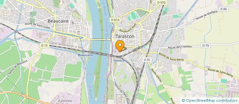 localisation de l'entreprise PROVENCE AZUR  BOULBON