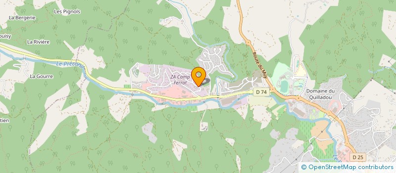 localisation de l'entreprise PROVENCE-BASTIDES à SAINTE-MAXIME