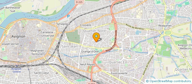 localisation de l'entreprise PROVENCE BATI CONCEPT  AVIGNON