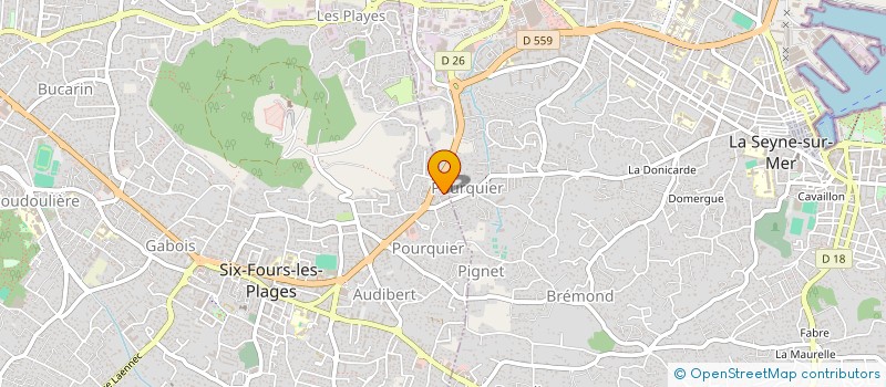 localisation de l'entreprise PROVENCE BATI PRO à SIX-FOURS-LES-PLAGES