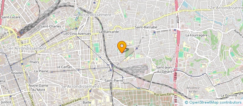 localisation de l'entreprise PROVENCE BATI-RENOV à MARSEILLE