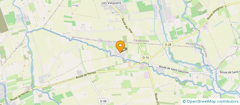 localisation de l'entreprise PROVENCE BATIMENT  AVIGNON