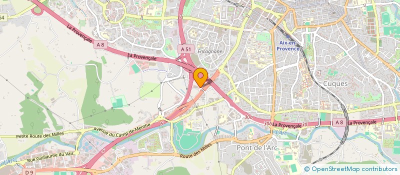localisation de l'entreprise PROVENCE BATIMENT CONCEPT  AIX-EN-PROVENCE