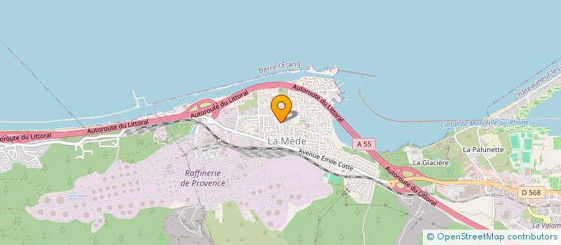 localisation de l'entreprise PROVENCE BATISSES à CHATEAUNEUF-LES-MARTIGUES