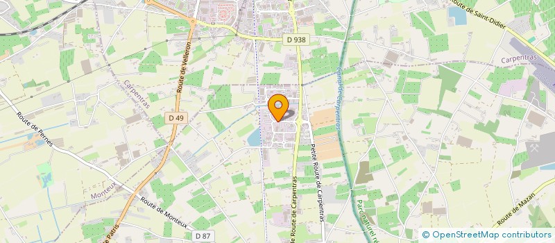 localisation de l'entreprise PROVENCE BLANCHISSERIE à PERNES-LES-FONTAINES