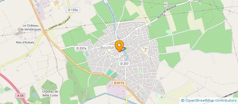 localisation de l'entreprise PROVENCE BOUCHERIE  GARONS