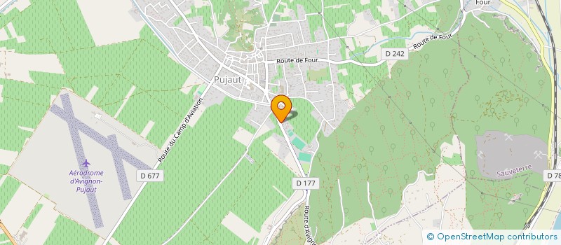 localisation de l'entreprise PROVENCE CADO à PUJAUT