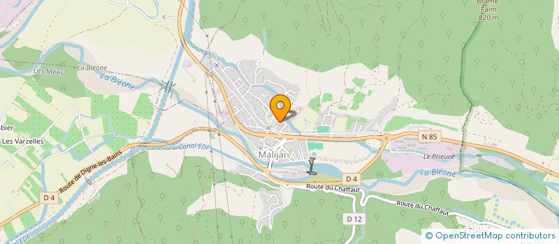 localisation de l'entreprise PROVENCE CAMPING CARS à MALIJAI