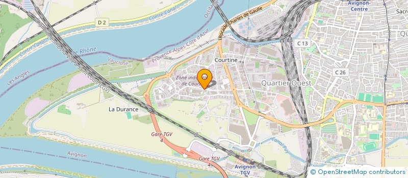 localisation de l'entreprise PROVENCE CANALISATIONS à AVIGNON