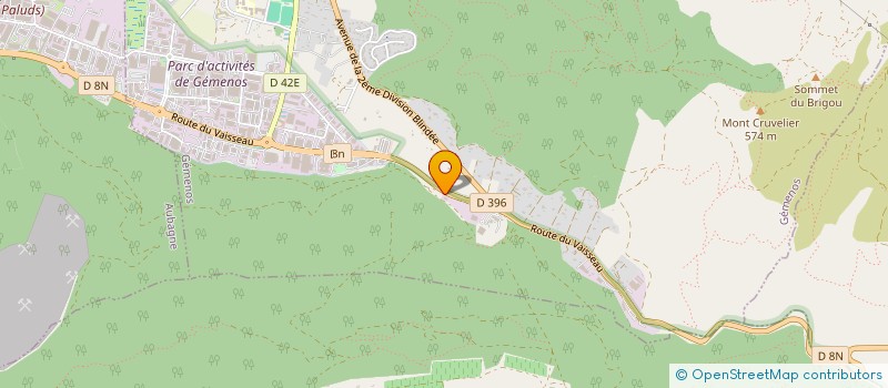 localisation de l'entreprise PROVENCE CENTRAL AUTO  GEMENOS