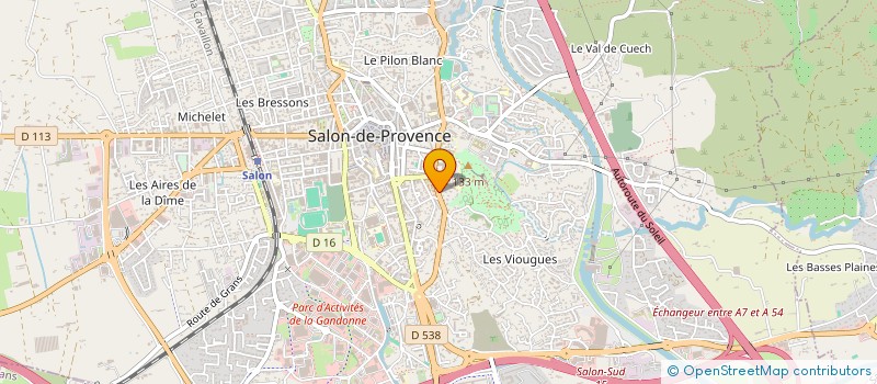 localisation de l'entreprise PROVENCE CHAR A VOILE (PCV) à SALON-DE-PROVENCE