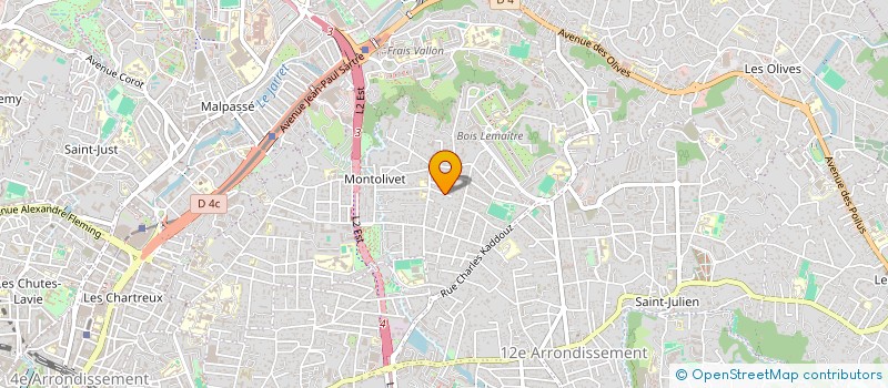 localisation de l'entreprise PROVENCE COLOCATION à MARSEILLE