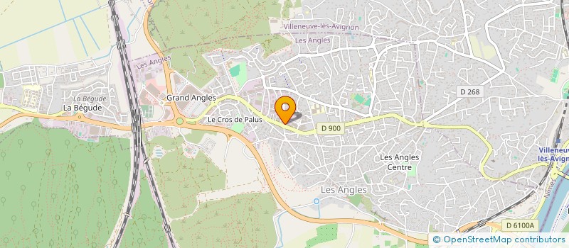 localisation de l'entreprise PROVENCE COMPTA 30  LES ANGLES