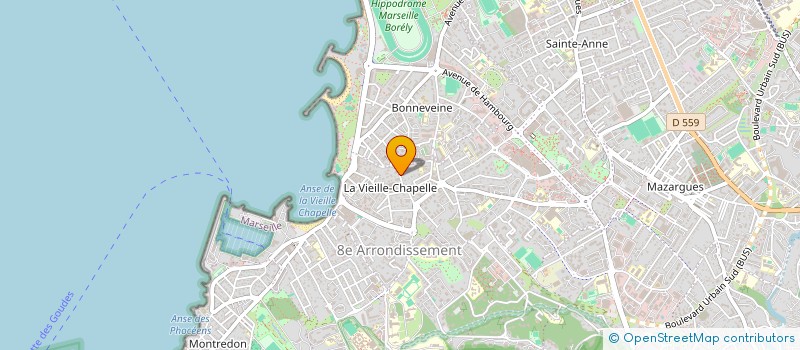 localisation de l'entreprise PROVENCE CONCEPT à MARSEILLE