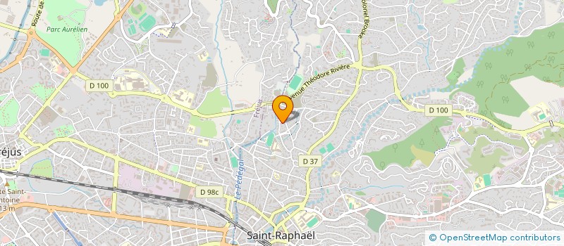 localisation de l'entreprise PROVENCE CONCEPT à SAINT-RAPHAEL