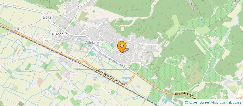 localisation de l'entreprise PROVENCE CONCEPT HABITAT  VILLELAURE