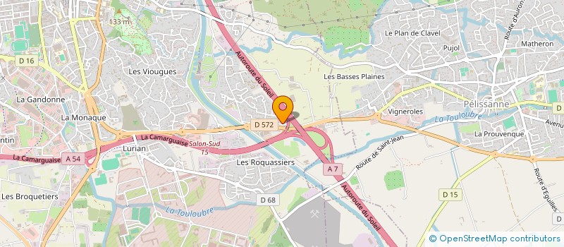 localisation de l'entreprise PROVENCE CONCEPT PROJETS  SALON-DE-PROVENCE