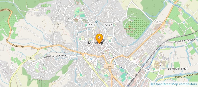 localisation de l'entreprise PROVENCE CONNECT à MANOSQUE