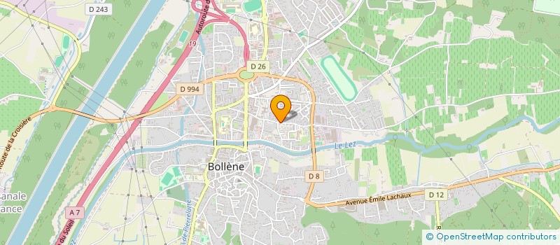 localisation de l'entreprise PROVENCE CONSEIL  BOLLENE