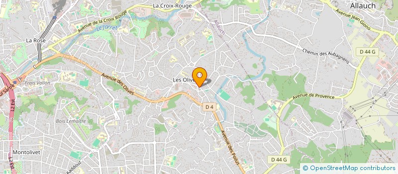 localisation de l'entreprise PROVENCE CONSTRUCTION BATIMENT à MARSEILLE