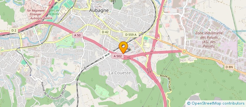 localisation de l'entreprise PROVENCE CONSTRUCTIONS LUSITAN à AUBAGNE