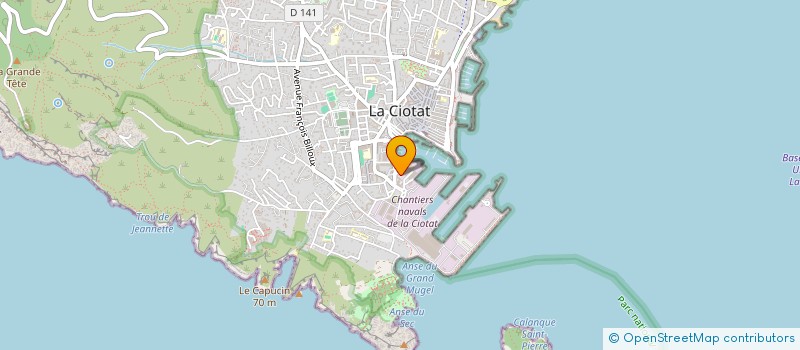localisation de l'entreprise PROVENCE CONTROLE à LA CIOTAT