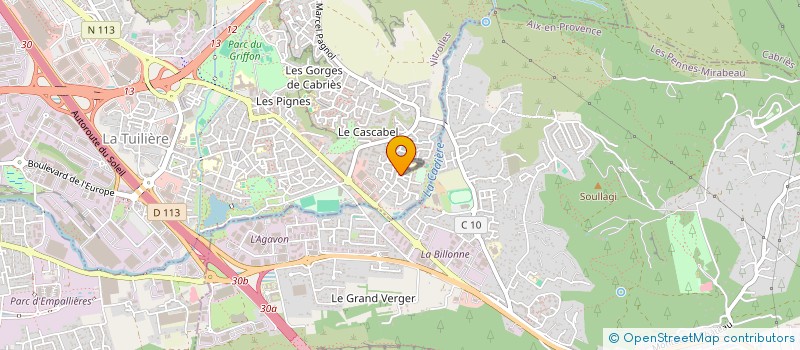 localisation de l'entreprise PROVENCE CRECHE SARL à VITROLLES