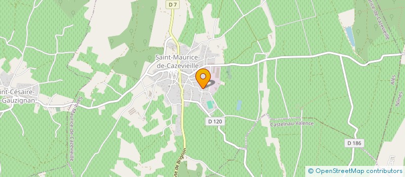 localisation de l'entreprise PROVENCE D'AILLEURS  SAINT-MAURICE-DE-CAZEVIEILLE