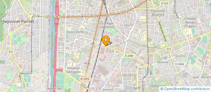 localisation de l'entreprise PROVENCE DAUPHINE à GRENOBLE