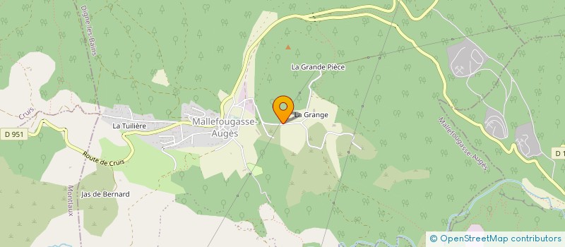 localisation de l'entreprise PROVENCE DEBARDAGE  SAINT-ETIENNE-LES-ORGUES