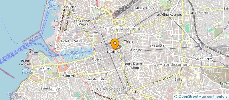 localisation de l'entreprise PROVENCE DECORATION ISOLATION à MARSEILLE