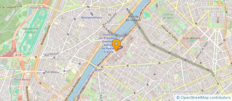 localisation de l'entreprise PROVENCE DEVELOPPEMENT SARL  PARIS