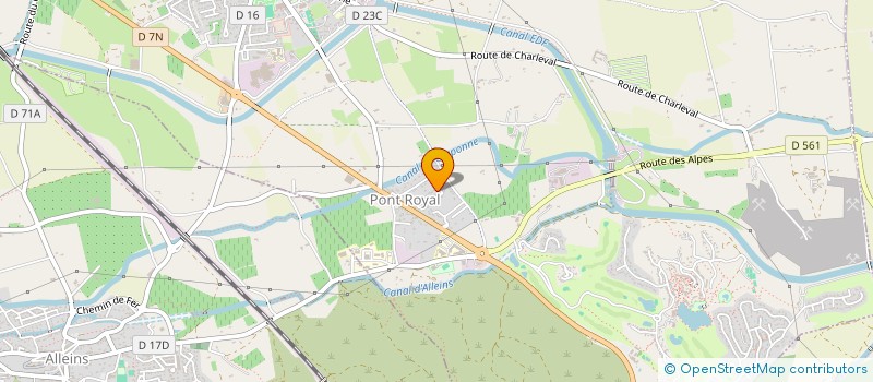 localisation de l'entreprise PROVENCE DIAG'EXPERT à MALLEMORT