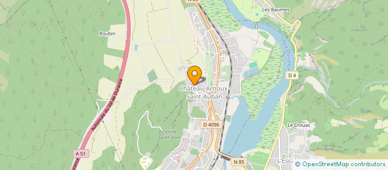 localisation de l'entreprise PROVENCE DURANCE  CHATEAU-ARNOUX-SAINT-AUBAN